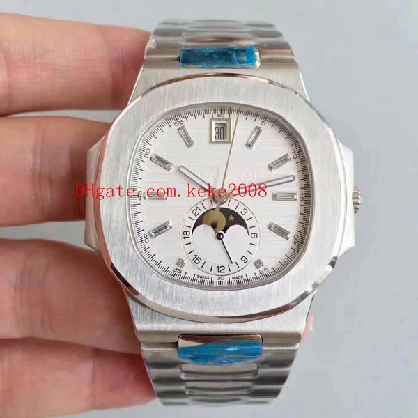 

6 style wristwatches mp factory 40.5mm nautilus 5976/1g-001 316l steel swiss cal.9015 324 s c movement automatic mens watch watches, Slivery;brown