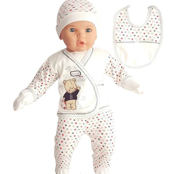 

red navy blue the teddy bears baby girl suits kids, White