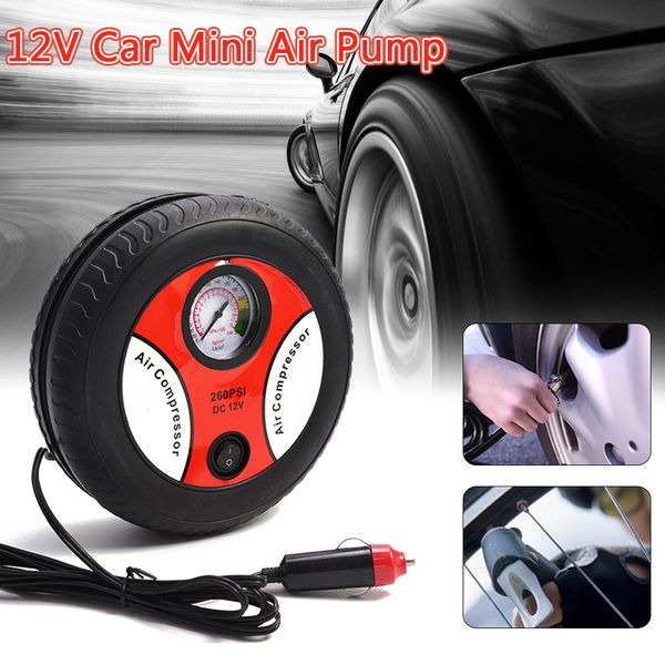 

car tire air pump 12v mini household compact and portable easy to use ideal for inflating tires (540 motor