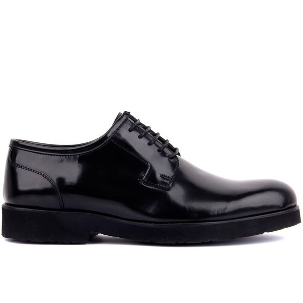 

sail-lakers black opening leather man casual shoes