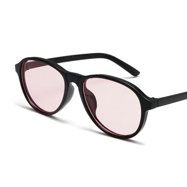 

2019 oval goggles sunglasses women men brand designer black ladies retro small red ladies sunglass cat punk eyewear shades fml, White;black