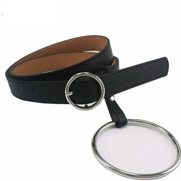 Ceinture Jeans Belt Noir Pantalon Ceinture Hommes Ceinture 2,8 cm Large Boucle Métal