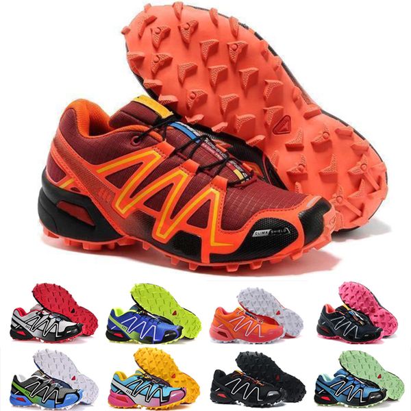 

2019 speed cross 3 4 cs men women outdoor running shoes speedcross run black green red blue designer trainer mens sport sneaker size 36-46