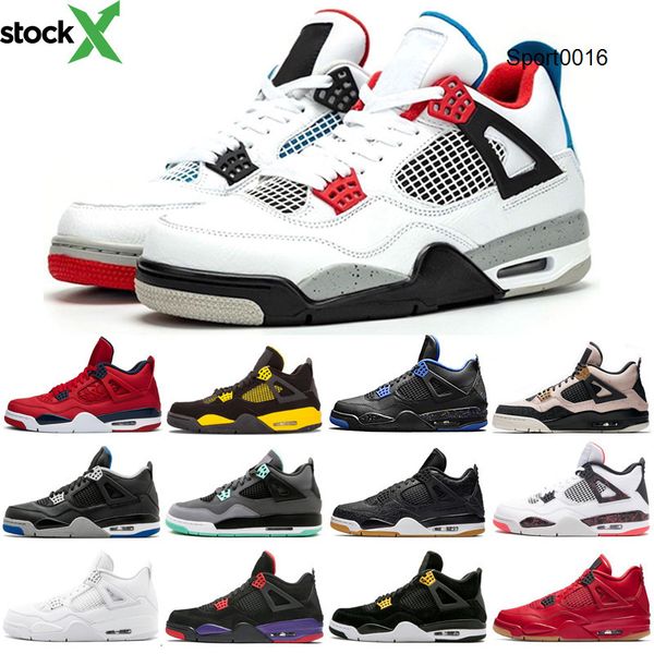 

new 4 bred new pure-money raptors red royalty silt red mens jordon basketball shoes 4s laser-black gum alternate thunder brown motorsport