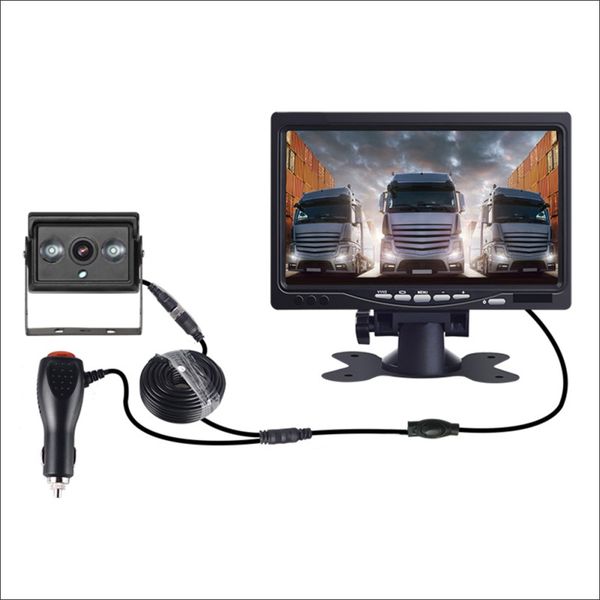

12v24v large truck reversing camera reverse image hd night vision infrared reversing camera imaging system radar car