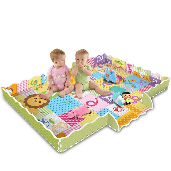 Cartoon Animal Pattern Carpet Eva Foam Puzzle Mats Kids Floor