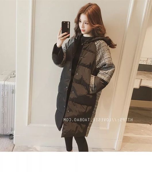 

pregnant women large size cotton-padded clothes women's 2018 new style korean-style loose-fit down jacket cotton-padded clothes, Blue;black