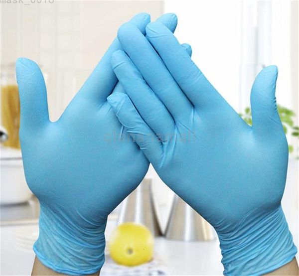 

100pcs disposable black non-slip rubber latex protective glove tattoo supplies gloves fast shipping tv61 qa