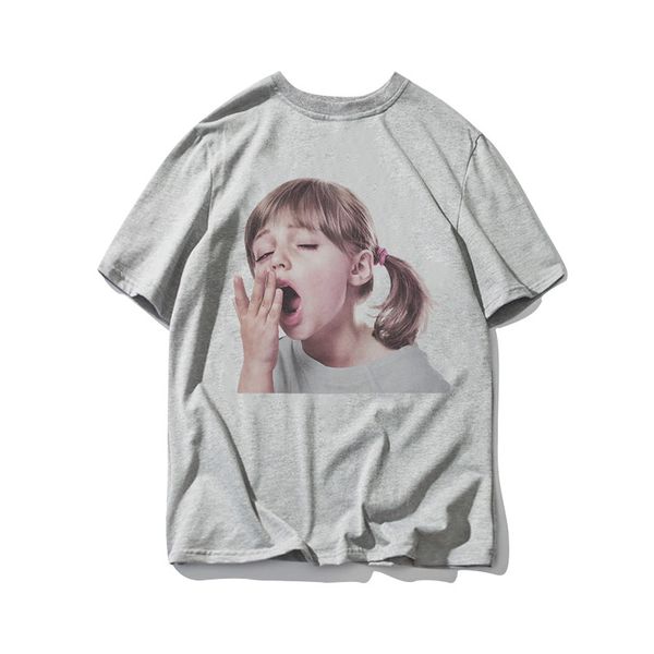 

women's t-shirts new fashion shirts with funny creative character printed casual loose short-sleeved women's tees & polos s-3xl, White