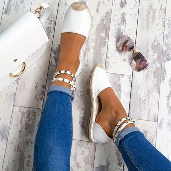 

women sandals woman faux suede flat sandals size 35-43 casual shoes woman sandals zapatos mujer, Black