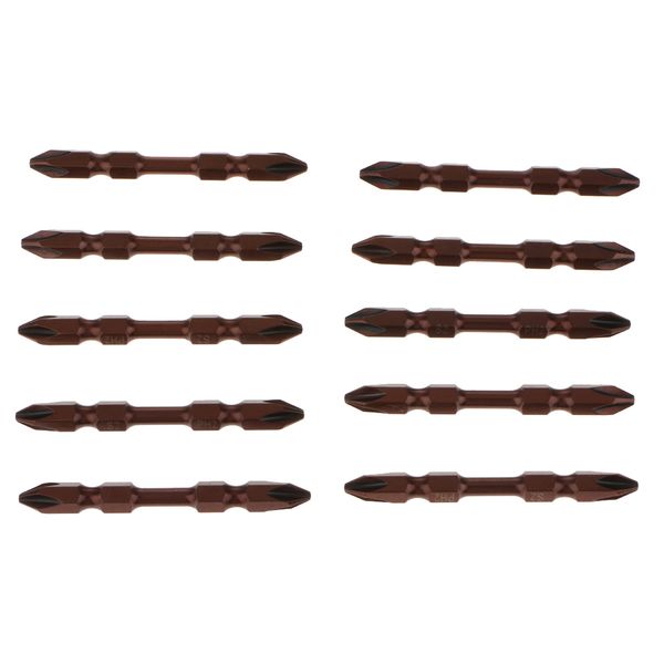 

10pcs double cross head double screwdriver bits alloy steel tool