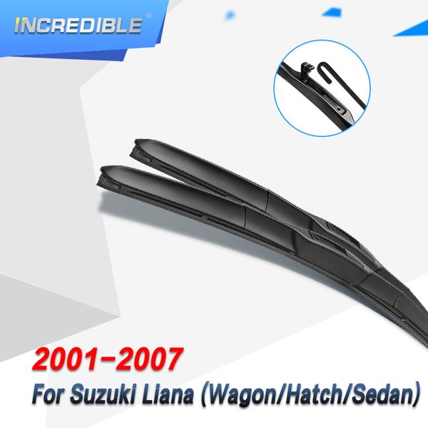 

невероятные гибридные щетки стеклоочистителя для liana hatchback / wagon fit hook arms 2001 2002 003 2004 2005 2006 2007