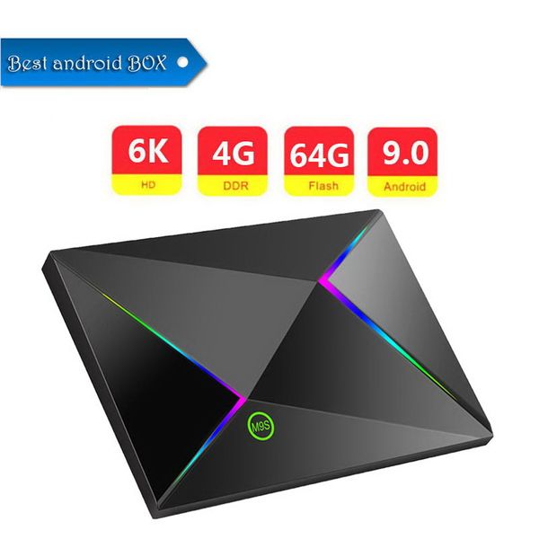 

1 pc m9 z8 mart tv box android 9 0 tv box 4gb ram 32gb 64gb rom 1080p 4k h 265 u b3 0 iptv netflix h6 pk 905x2 et box