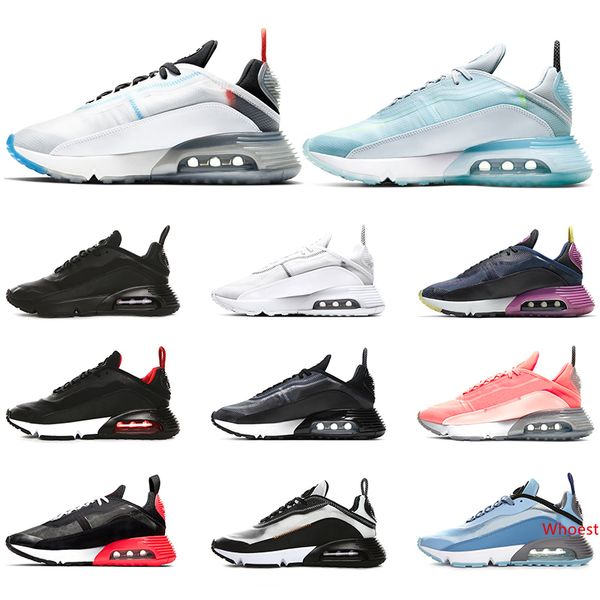 

2090 men women running shoes pure platinum duck camo bred triple black white 2090s mens trainer sports sneakers size 5.5-11
