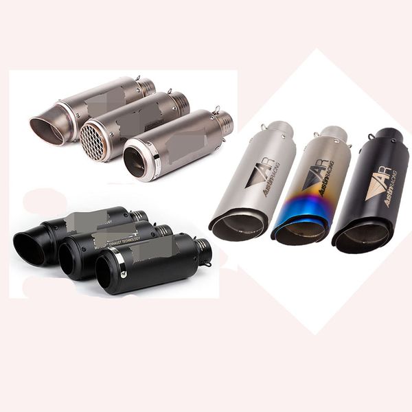 

51mm motorcycle exhaust pipe akrapovic gp ar exhaust moto with dbkiller for exc scooter for 230 k6 k7 r1 r3 r6