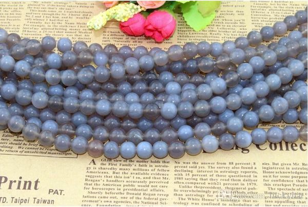 

gray grey scattered agate beads 8mm natural stone loose beads beaded diy jewelry accessories fit necklace bracelet material nice bead, Black
