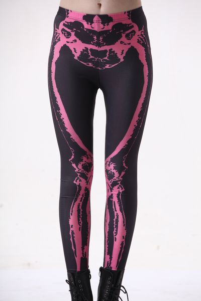 

digital print black teams are red and bone light a bottom leggings
