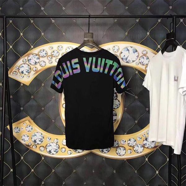 

fashion designers summer men t shirts for men letter print t shirt mens clothing brand short sleeve tshirt women medu, White;black