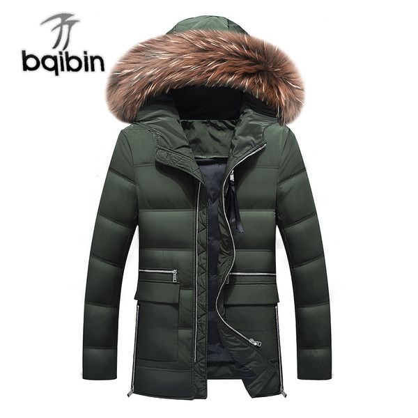 

2019 winter jacket for fur collar long jacket with size m-3xl, Black