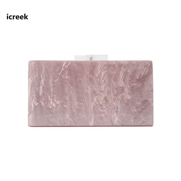 

new women messenger bag stylish solid evening bags acrylic wedding cute pink handbags casual prom party clutches
