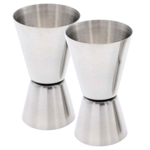 

stainless steel bar wine cocktail shaker jigger single double sdrink mixer wine pourers measurer cup bar tools