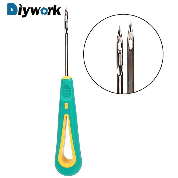 

diywork leathercraft иглы tool kit leather craft швейные принадлежности ручной инструмент для ремонта холст кожа швейное обувь nqtlk, Black