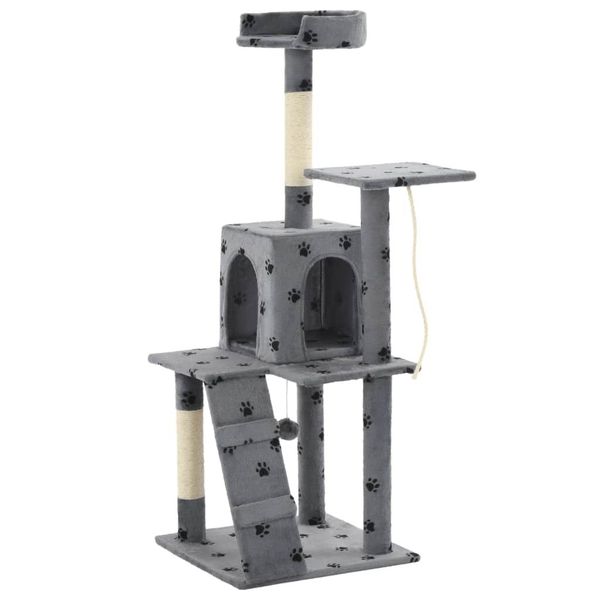 

cat дерево с сизаля когтеточки 120 cm gray прайнтс другие птицы поставки