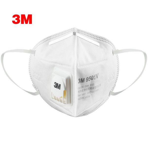 

3m маска 9501v анти туман пыль одноразовая маска с дыхательным клапаном защитная защита труда пылезащитная маска dhl доставка