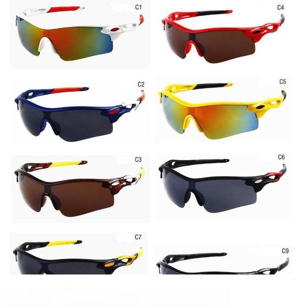 

brand fashion sunglasses streamlined outdoor riding sports glasses 9 colors women sunglasses fashion men sunglasses, White;black
