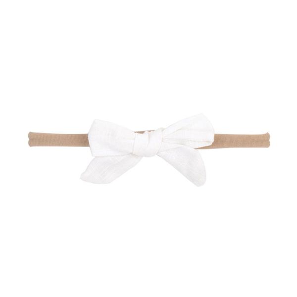 

12pcs baby girl nylon headbands newborn infant toddler hairbands knotted children soft headwrap hair accessories, Slivery;white