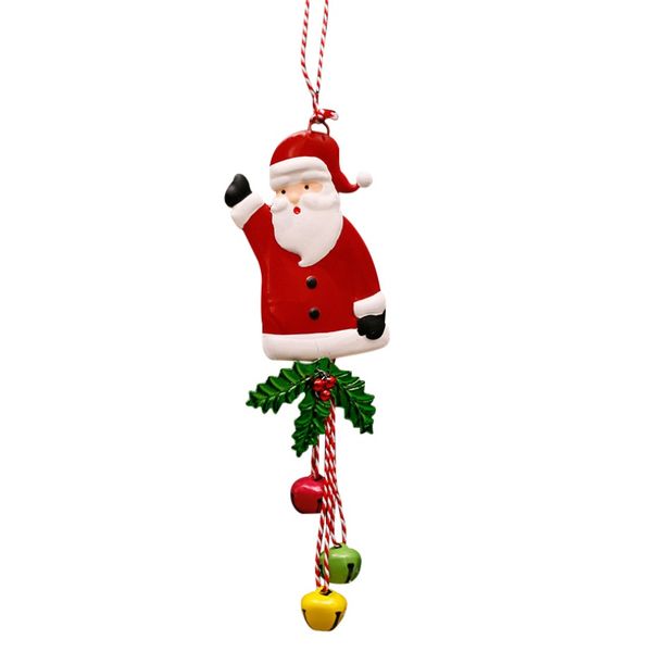

christmas decoration wrought iron bell christmas tree pendant cute hanging ornaments axir