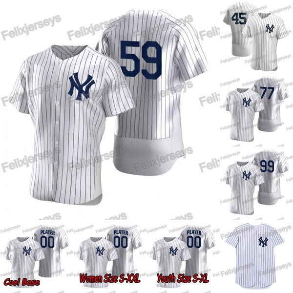

59 luke voit 2020 new 45 gerrit cole aaron judge gary sanchez gleyber torres clint frazier aroldis chapman dj lemahieu 27stanton jersey, Blue;black