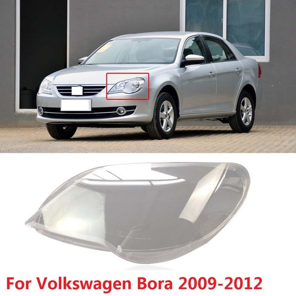 

capqx 1pcs for bora 2009-2012 front headlamp headlight lamp cover lampshade waterproof bright lamp shade shell