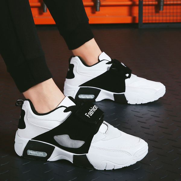 

flat shoes lady casual shoes woman platform sneakers, Black
