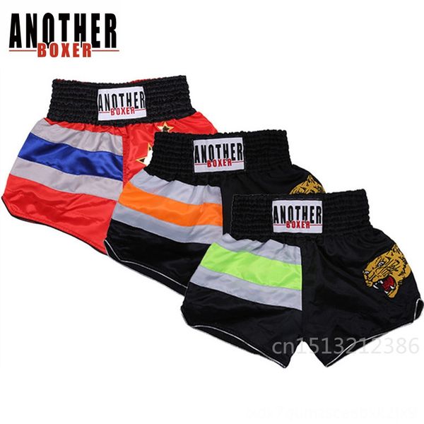 

professional boxing pants for men printing mma shorts boxing wear athletic & outdoor apparel breathable fighting muay thai training pants gy, Blue