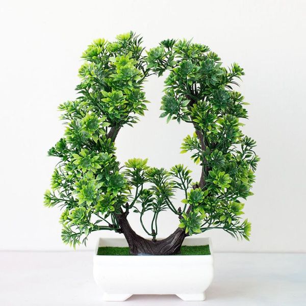 

artificial bonsai potted plant mini pine tree guest greeting home office decor artificial plant 2020 new