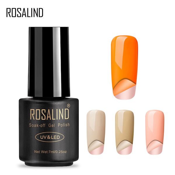 

rosalind gel 1s new arrival peel off 7ml nail art uv led gel nail polish multi-use primer varnish tear to remove