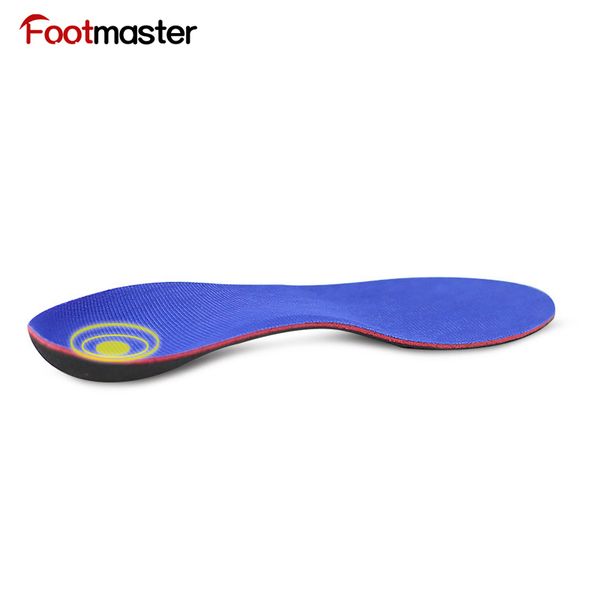 

foot master insoles flat foot orthopedic insoles octant eversion male and female arch correction casual, Black