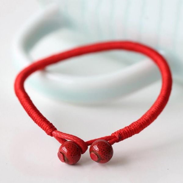 

designer jewelry lucky bracelets red rope bracelets ceramic pendants bracelets simple classic for fashion, Golden;silver