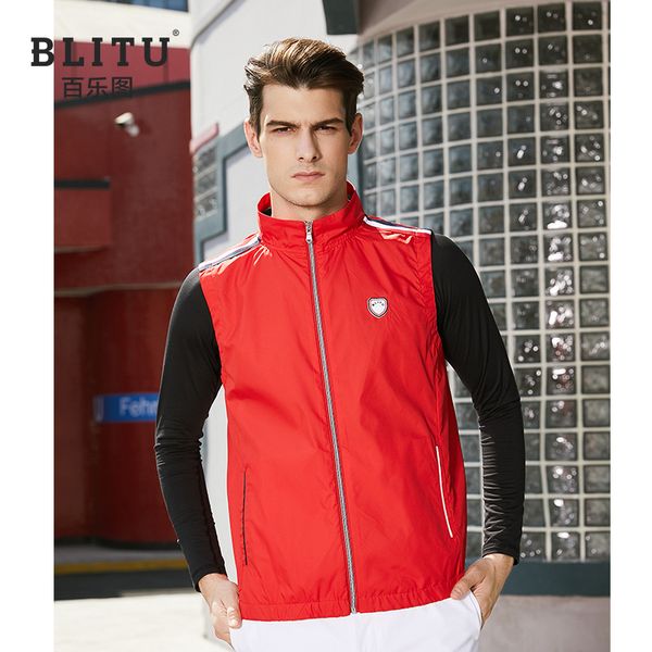 

golf chaqueta golf chaleco hombres invierno gruesa ropa hombres mantener caliente wen, Red;blue