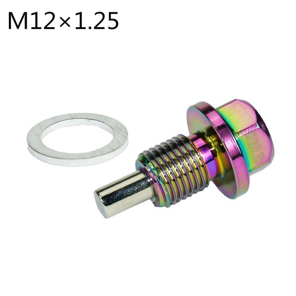 

m12 * p1.25mm neo хром магнитные слива масла / картера сливную пробку гайка