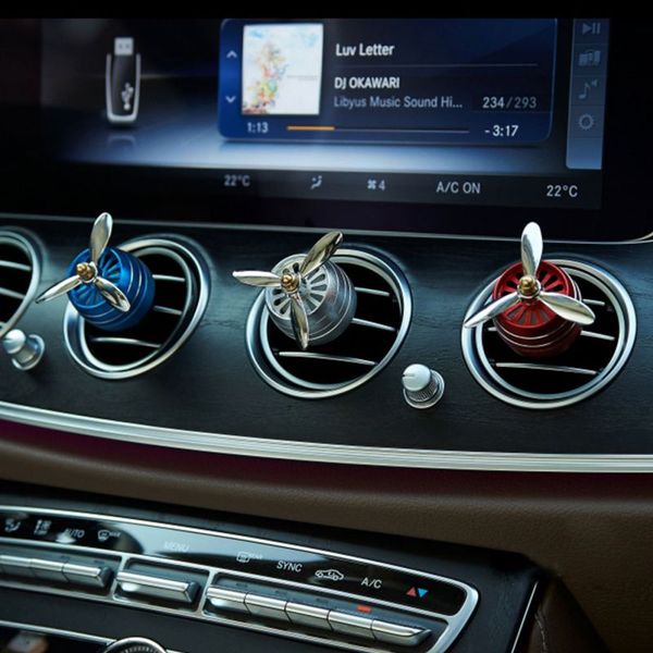 

3 propeller aroma car vents outlet fragrance clip air freshener