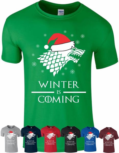 Winter Is Coming T Shirt Game Of Thrones Christmas Santa Men S