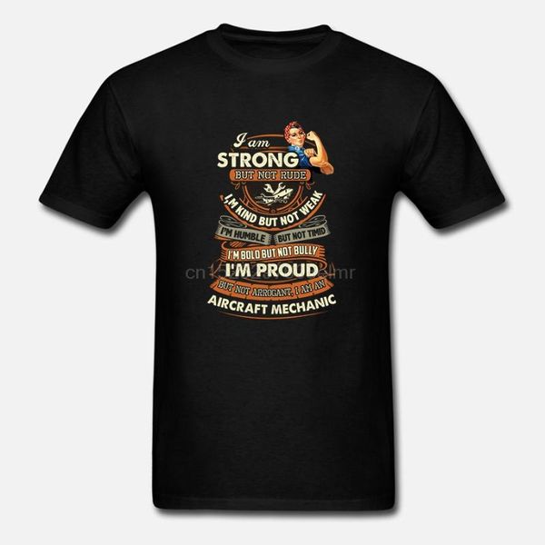 

men t shirt strong aircraft mechanic shirt women t-shirt, White;black