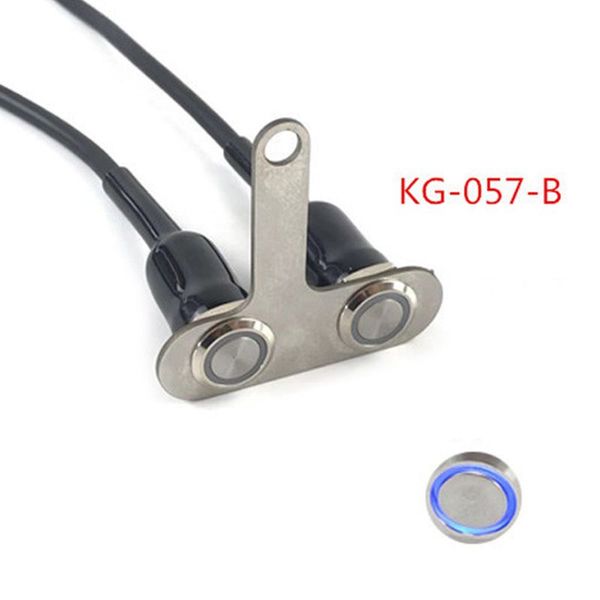 

12v/5a motorcycle handlebar switch universal waterproof headlight on/off button adjustable mount for atv dirt electric bike