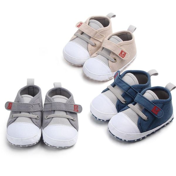 

2020 newborn infant shoes spring baby boys girls sneaker cotton sports crib soft first walker shoes non slip baby shoe 0-18month