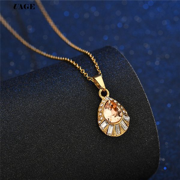 

uage vintage women choker necklace big crystal stone jewelry chain boho chunky statement maxi necklaces collier femme, Silver