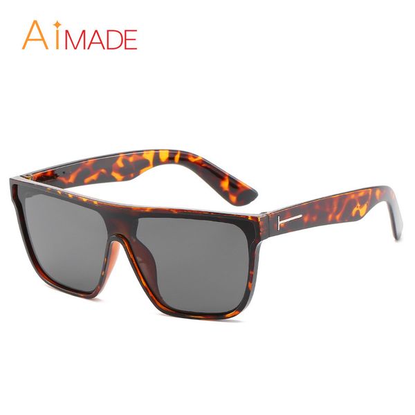 

aimade vintage oversized goggles sunglasses women men mirror retro sun glasses one-pieces lens shades uv400 unisex, White;black