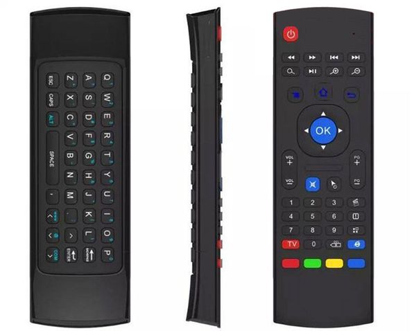 

1pcs x3 mx3 t2 x8 no microphone mini 2.4ghz wireless gyroscope keyboard air mouse remote g-sensor gyroscope for stb android tv box
