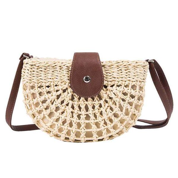 

women shoulder bags handbags women's hand woven women's bags 2019 new shoulder messenger bag hollow beach bag girls fresh